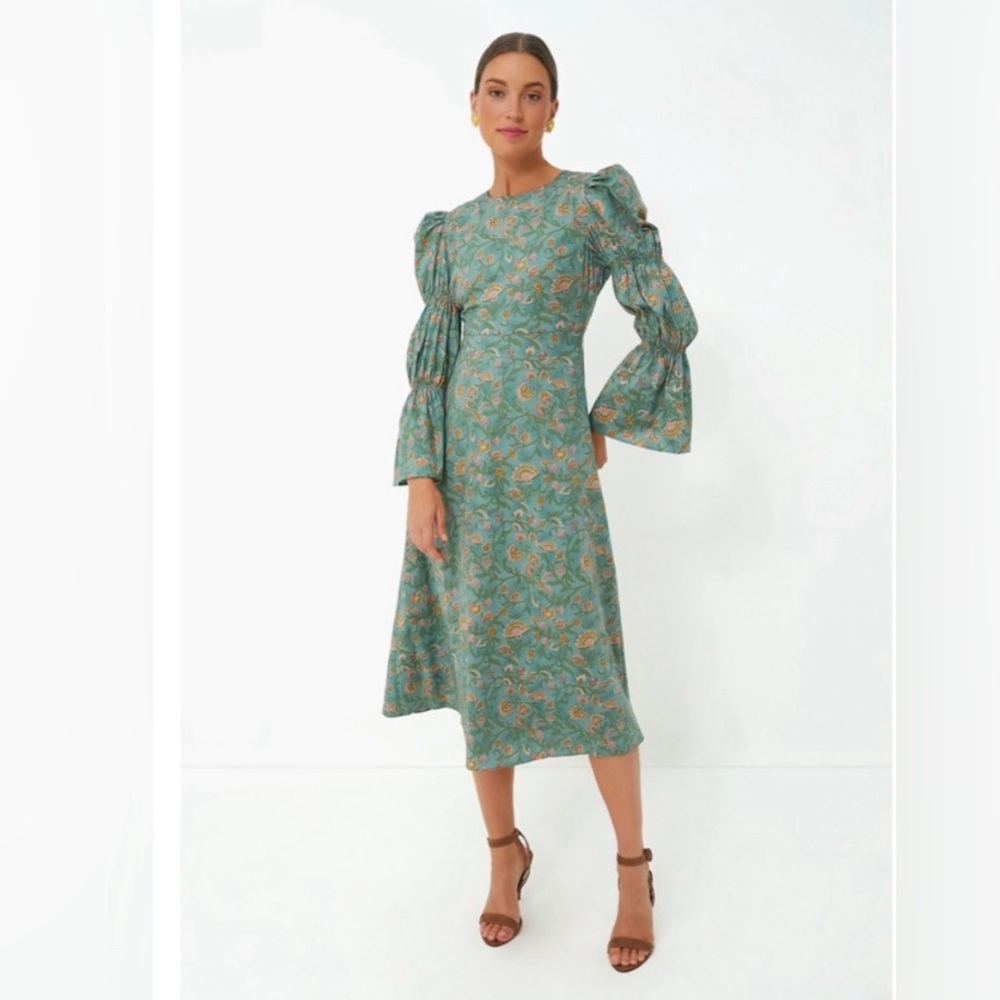 Tuckernuck Hyacinth house Olga midi dress. Size Medium. New with tags